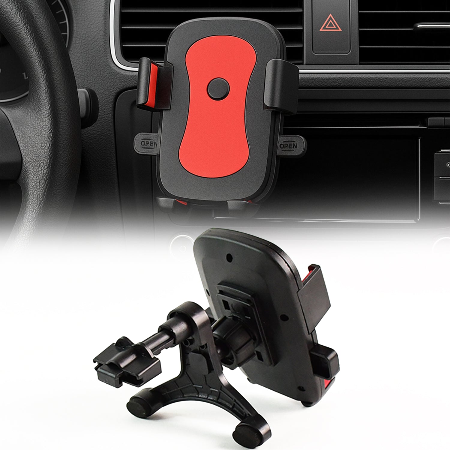 Premium Easy One Touch Car Mobile Holder Mount (1 Pc) Premium Easy One Touch Car Mobile Holder Mount (1 Pc)